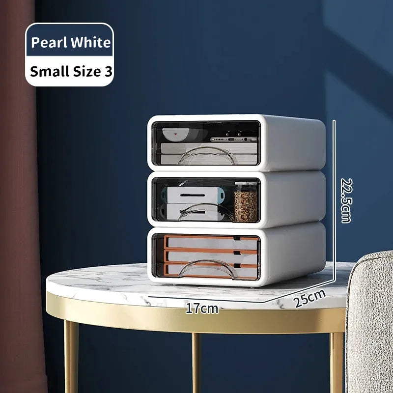 Storage Drawers Desk Organizer Box